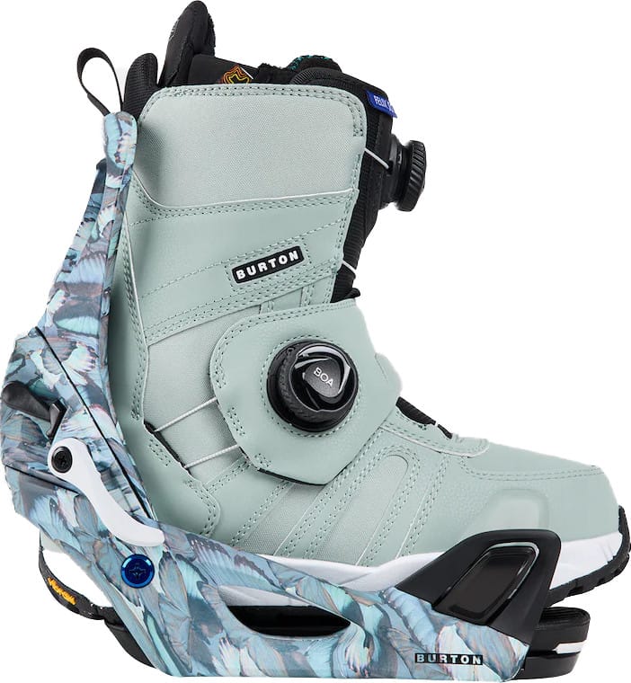 Burton Women's Step On® Snowboard Binding Blue Butterflies